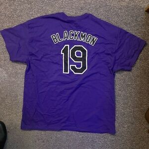 Colorado Rockies MLB Charlie Blackmon Retirement Jersey T Shirt